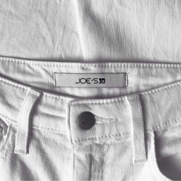 JOE’S Hi Honey High Rise Bootcut White Side Slits Raw Hem - Picture 9 of 11